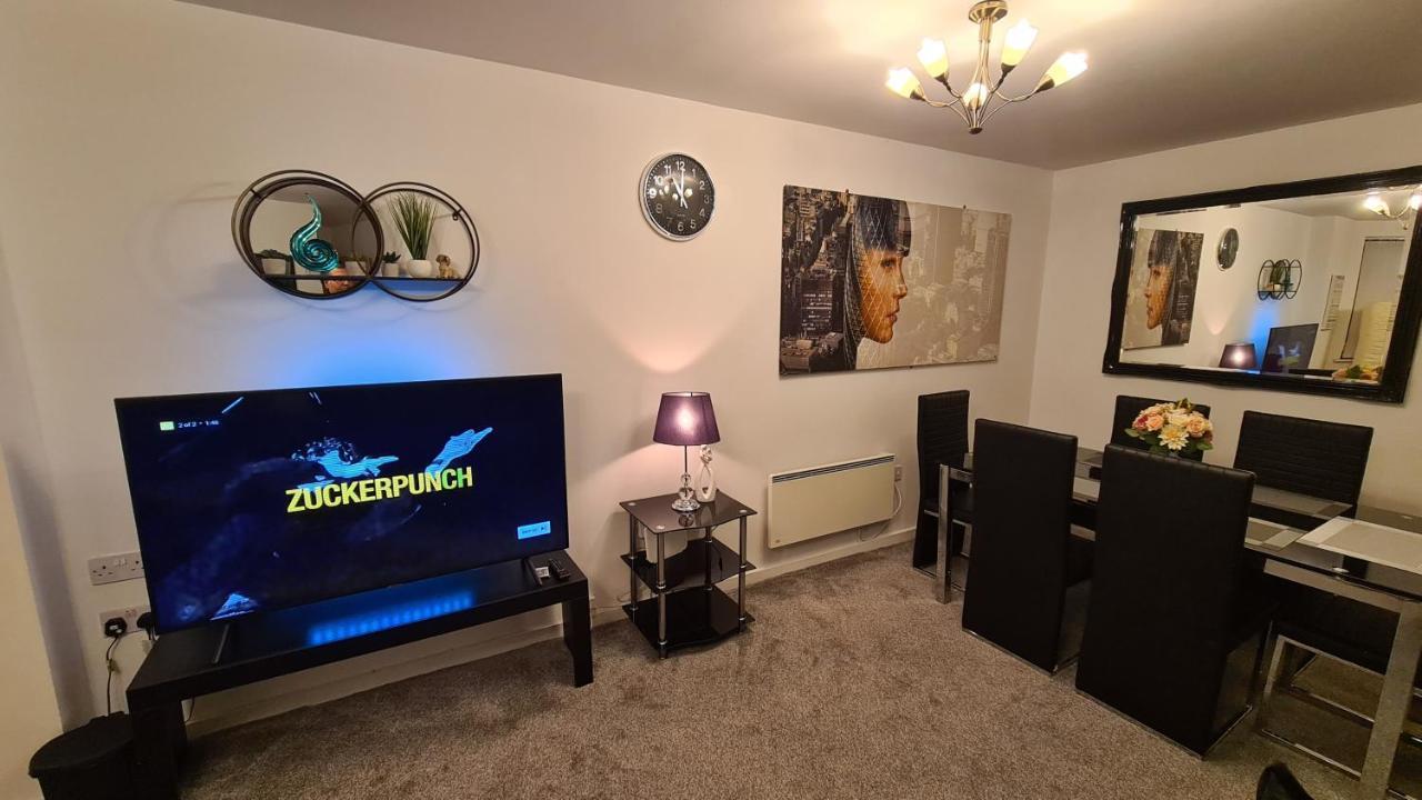 Luxury 2 Bed Apt With Free Wi-Fi & Parking Manchester Exterior foto